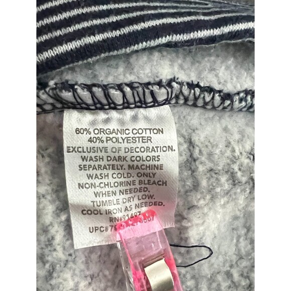 STATE OF MINE STRIPED LOUISIANA POP OVER WARM COZY CUTE CASUAL SWEATSHIRT  XL - Picture 6 of 6